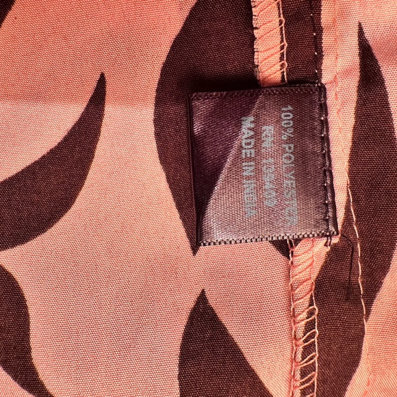 Chic Pink and Brown Patterned Dress - Picture 3 of 6